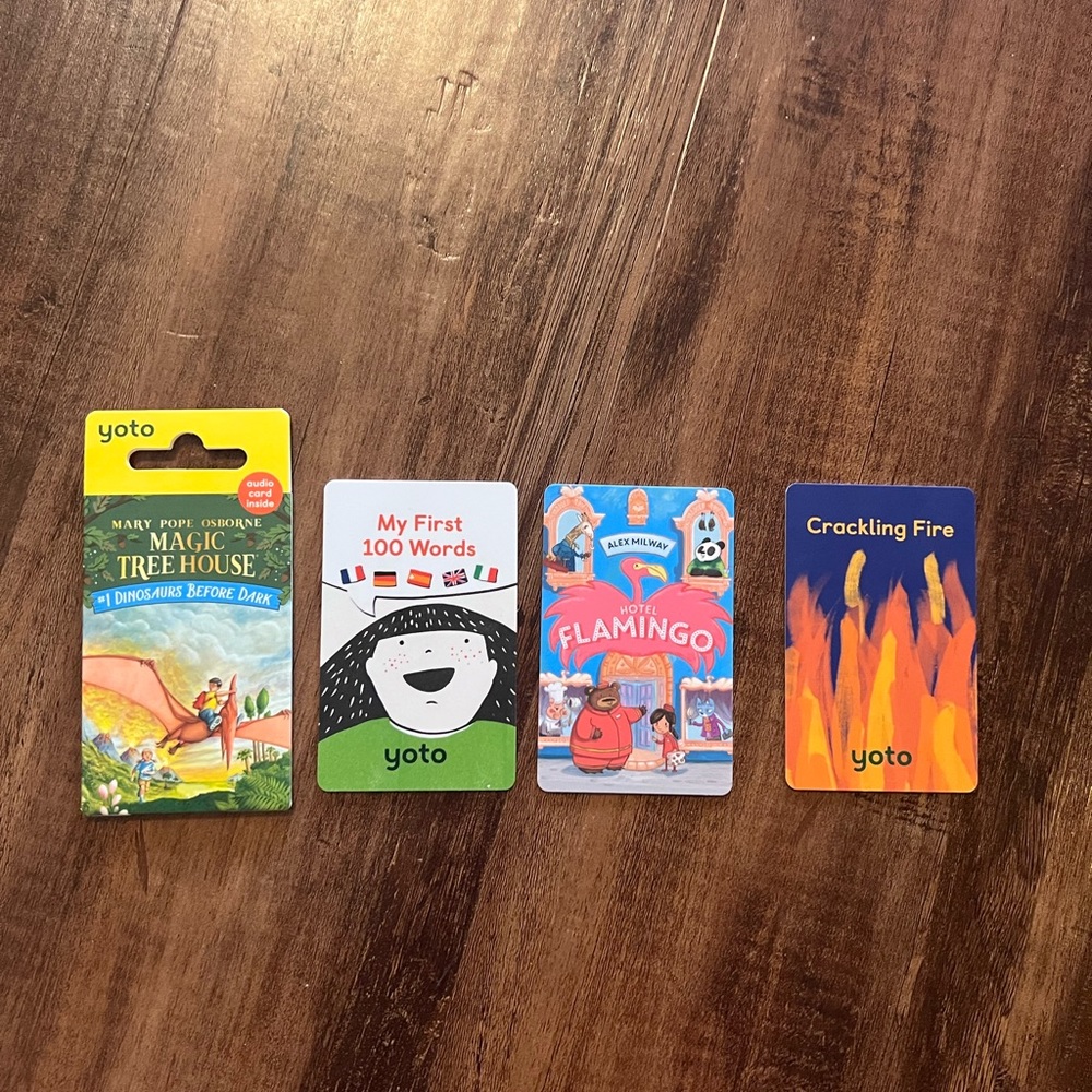 Lot of 4 Yoto Cards